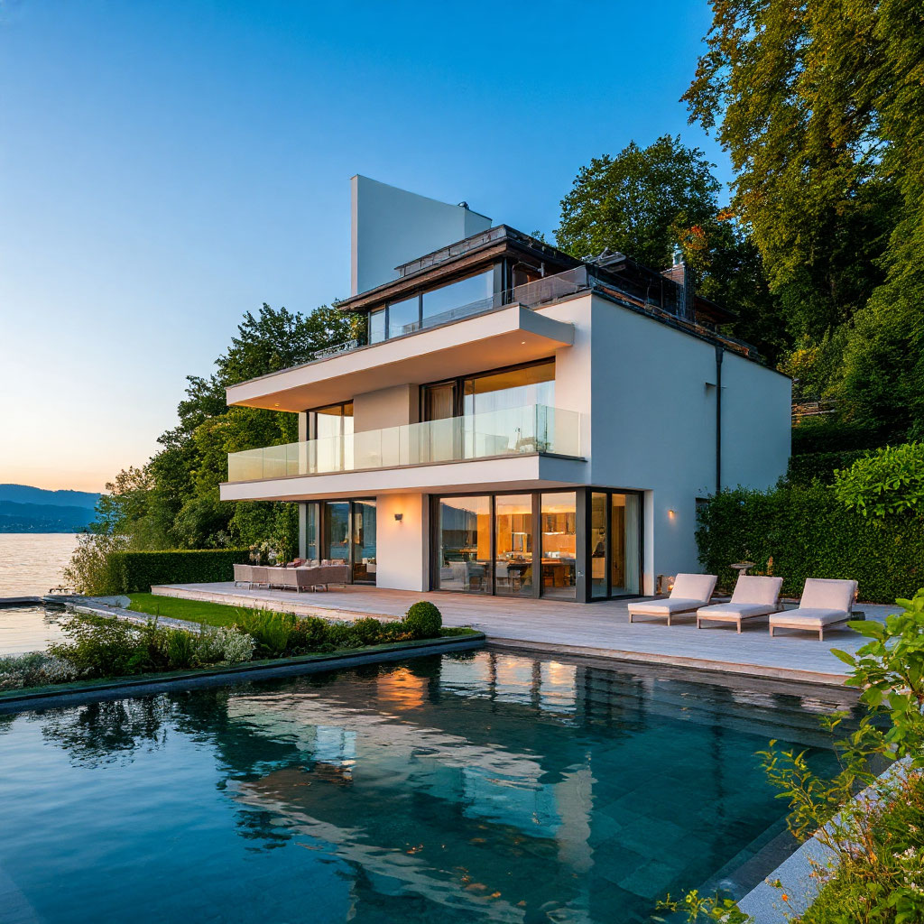 Villa am Starnberger See vor der Smart-Home-Installation